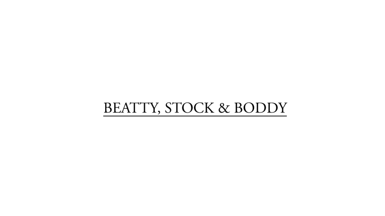 Beatty Stock and Boddy logo